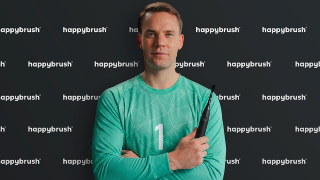 Happybrush setzt auf Markenbotschafter Manuel Neuer - Der deutsche Nationaltorhüter Manue Neuer wird neuer Markenbotschafter von Happybrush - Qzelle: Happybrush